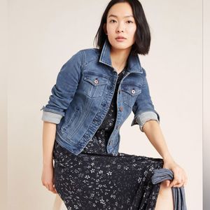 Pilcro Classic Fitted Denim Jacket sz SP EUC